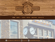 Tablet Screenshot of midlandbrewhouse.com